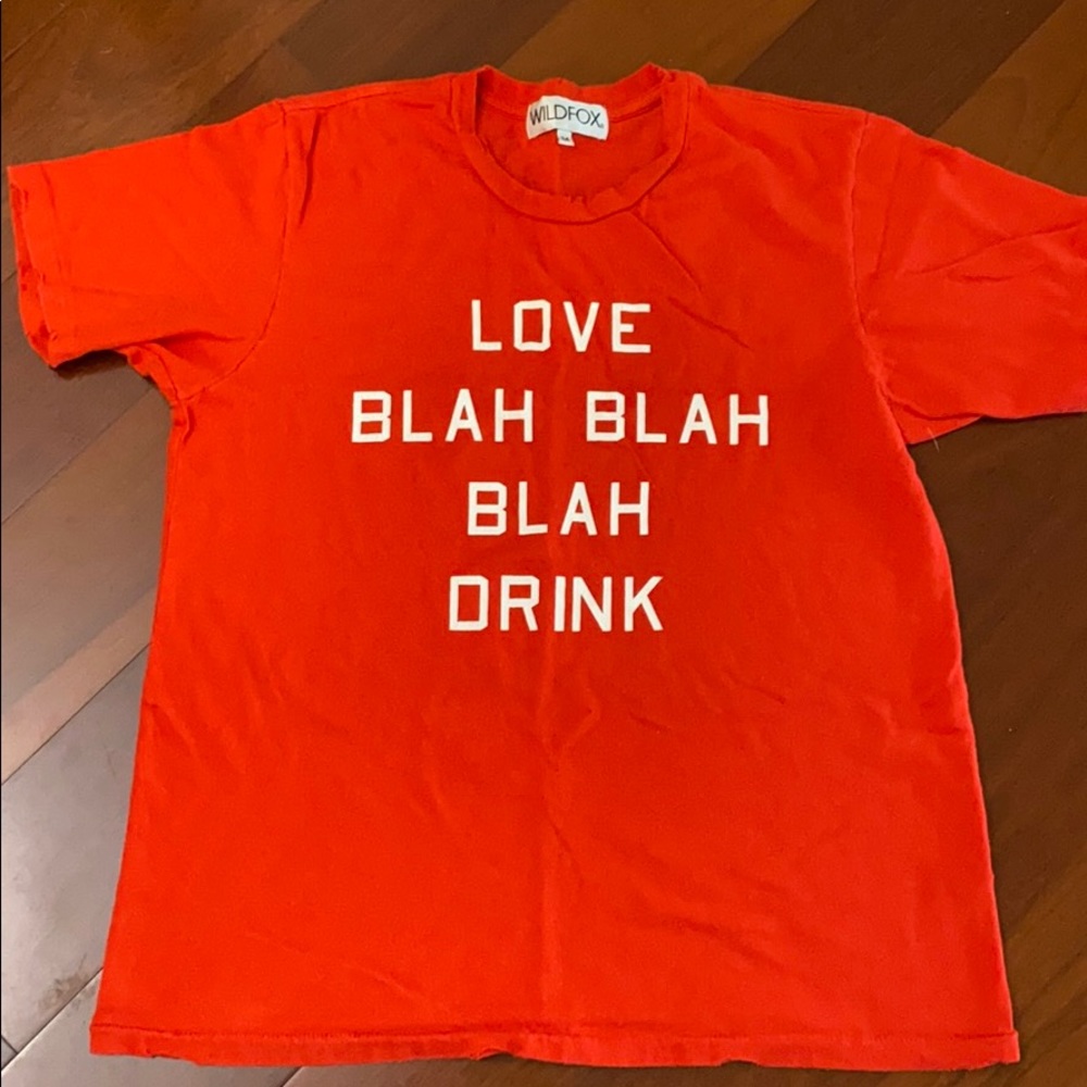 Red Wildfox Tee